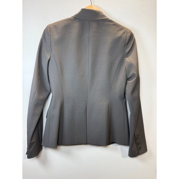 Theory Gabe B Tailored Blazer Women’s Gray Size 6 Work Jacket - Picture 5 of 6